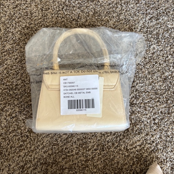 Anthropologie Mini Metal Embellished Lady Bag - Picture 3 of 3